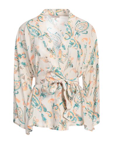 Shop Camicettasnob Woman Top Off White Size 10 Viscose