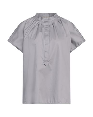 Camicettasnob Woman Top Grey Size 6 Cotton In Grey