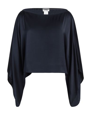 Ottod'ame Woman Top Midnight Blue Size Onesize Viscose In Blue