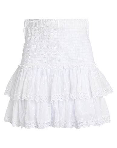 Isabel Marant Étoile Marant Étoile Woman Mini Skirt White Size 6 Cotton