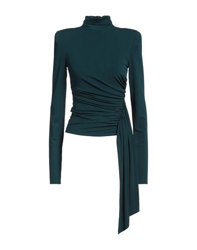 Alexandre Vauthier Woman Top Dark Green Size 6 Viscose, Elastane In Green
