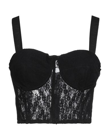 Gaelle Paris Gaëlle Paris Woman Top Black Size 8 Polyamide, Elastane, Polyester In Black