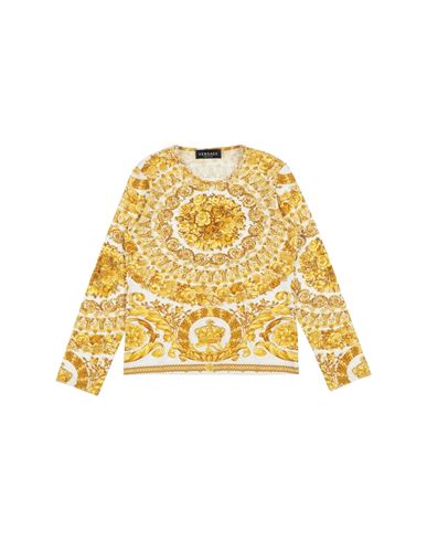 VERSACE YOUNG VERSACE YOUNG TODDLER GIRL T-SHIRT WHITE SIZE 6 COTTON, ELASTANE 