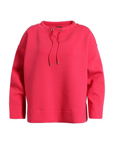 Emporio Armani Woman Sweatshirt Fuchsia Size L Cotton, Polyester, Elastane In Pink