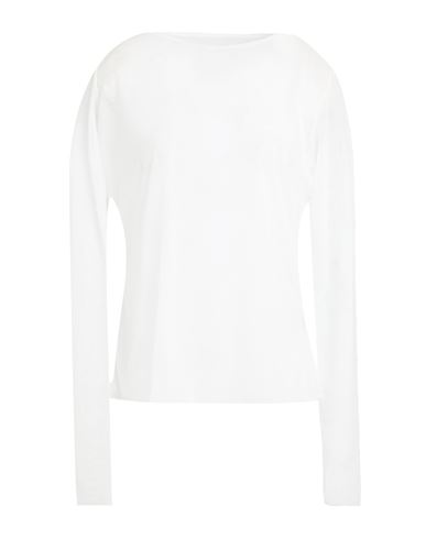 CHIARA BONI LA PETITE ROBE CHIARA BONI LA PETITE ROBE WOMAN T-SHIRT WHITE SIZE 10 POLYAMIDE, ELASTANE 