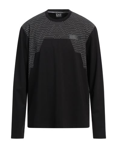 Camiseta Hombre Negro L,S Hombre