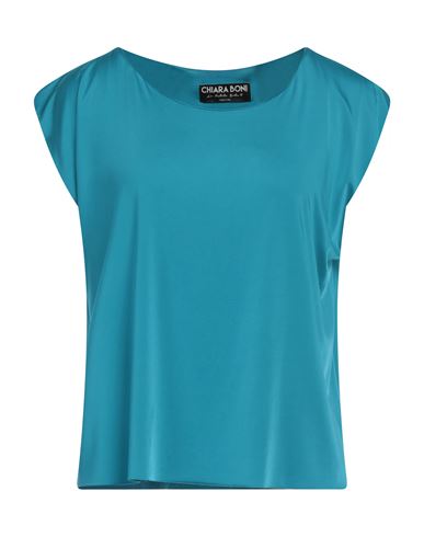 Shop Chiara Boni La Petite Robe Woman Top Deep Teal Size 10 Viscose, Elastane