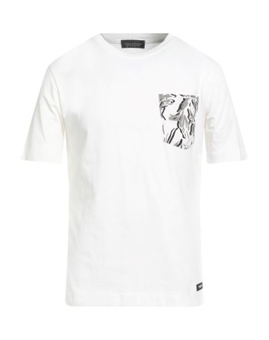 Paolo Pecora Man T-shirt White Size L Cotton In White