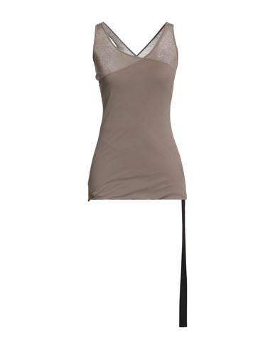 Rick Owens Drkshdw Drkshdw By Rick Owens Woman Tank Top Khaki Size L Cotton