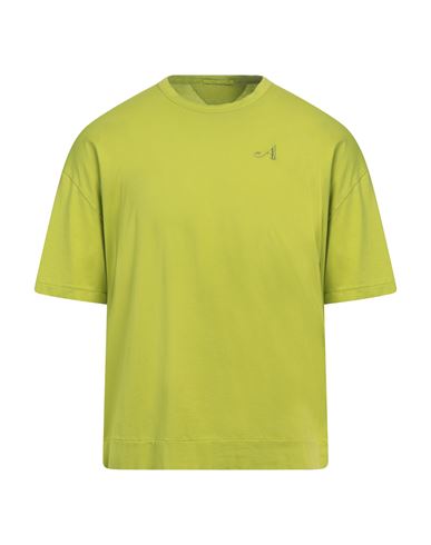 Ten C Man T-shirt Lime Green Size Xl Cotton In Green