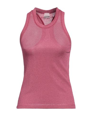 C-clique Pinko  Woman Tank Top Garnet Size S Viscose, Cupro, Polyester, Elastane In Red