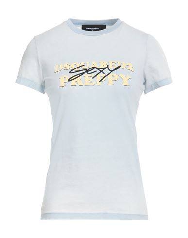 Dsquared2 Logo-print Cotton T-shirt In Blue