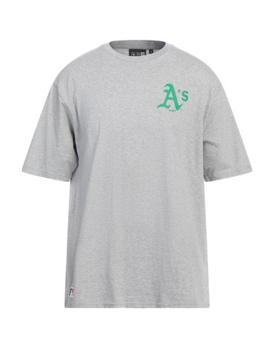 New Era Man T-shirt Grey Size Xl Cotton In Grey