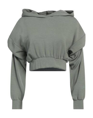 Hinnominate Woman Sweatshirt Sage Green Size M Modal, Polyester, Elastane In Sage Green