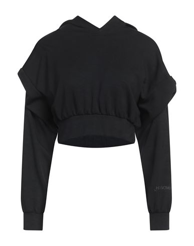 Hinnominate Woman Sweatshirt Black Size M Modal, Polyester, Elastane In Black