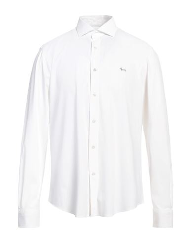 Harmont & Blaine Man Shirt White Size Xxl Polyamide, Elastane In White