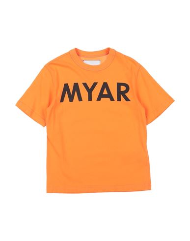 Myar Logo-print Cotton T-shirt In Orange
