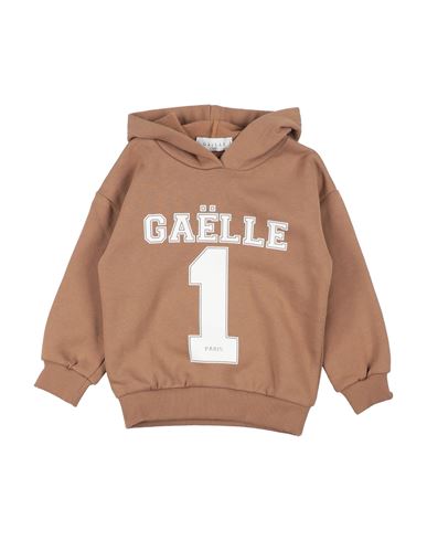 Gaelle Paris Gaëlle Paris Toddler Girl Sweatshirt Camel Size 6 Cotton In Beige