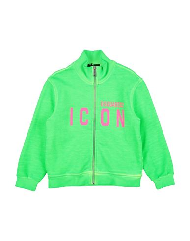 Dsquared2 Logo-appliqué Zip-front Sweatshirt In Green