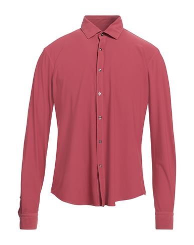 Shop At.p.co At. P.co Man Shirt Brick Size 15 ½ Polyamide, Elastane