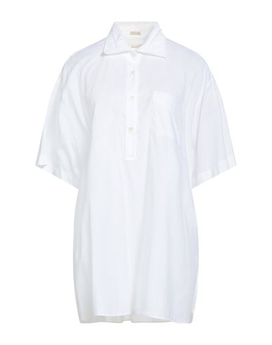 Massimo Alba Woman Top White Size L Cotton In White
