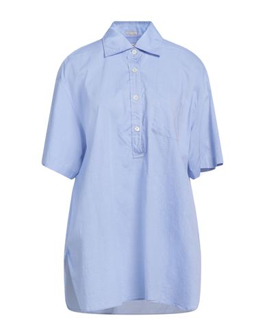 Massimo Alba Woman Top Light Blue Size S Cotton In Blue