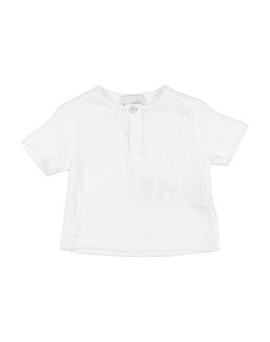 Le Petit Coco Newborn Boy T-shirt White Size 3 Cotton In White