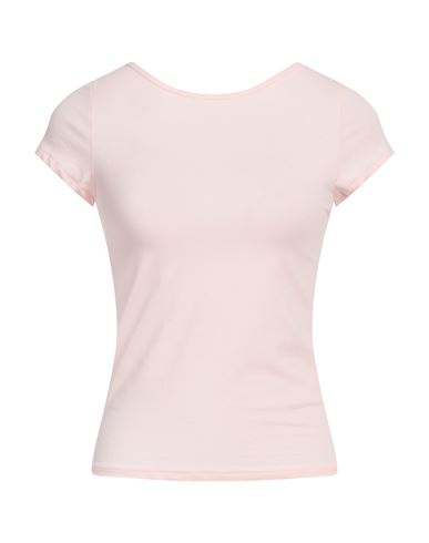 Alpha Studio Woman T-shirt Pink Size 10 Cotton, Elastane In Pink