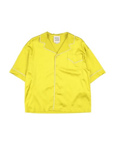 Douuod Toddler Boy Shirt Lime Green Size 6 Viscose, Elastane In Green