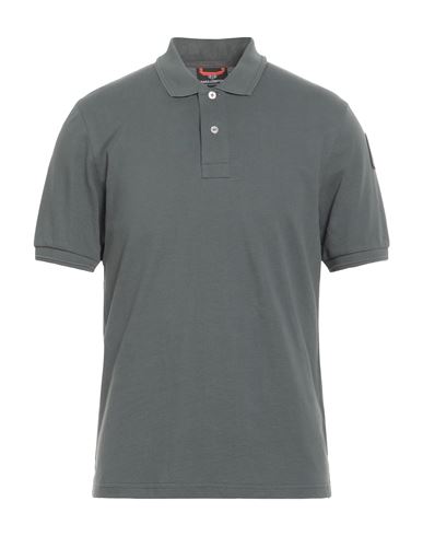 Parajumpers Man Polo Shirt Dark Green Size L Cotton In Multi