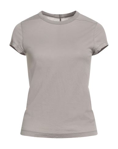 Rick Owens Woman T-shirt Grey Size 4 Cotton