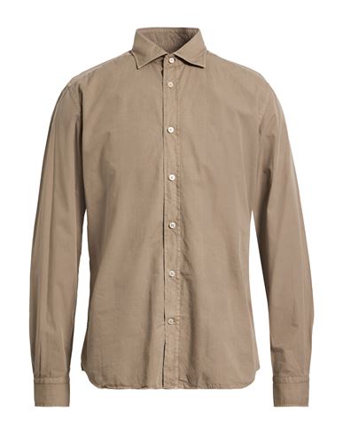 Mastricamiciai Man Shirt Light Green Size 17 Cotton In Green