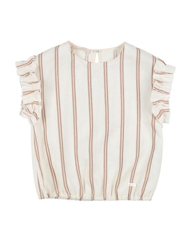 Liu •jo Toddler Girl Top Ivory Size 4 Cotton, Linen, Viscose In White
