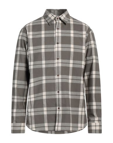 DUNHILL DUNHILL MAN SHIRT TAUPE SIZE XL COTTON 