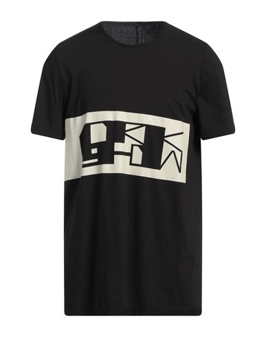 Rick Owens Drkshdw Drkshdw By Rick Owens Man T-shirt Black Size Xl Cotton In Black