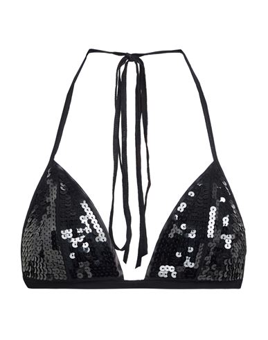 Rick Owens Lilies Woman Top Black Size 6 Polyamide, Recycled Elastane In Black