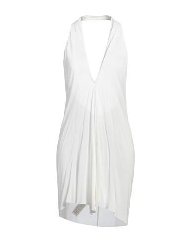 Rick Owens Woman Top White Size 6 Viscose, Silk In White
