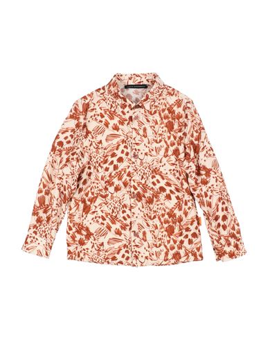 DANIELE ALESSANDRINI DANIELE ALESSANDRINI TODDLER BOY SHIRT CREAM SIZE 5 VISCOSE 