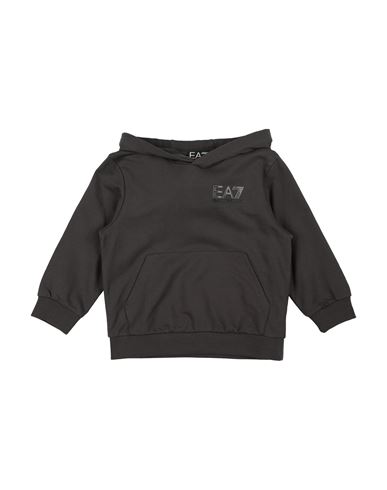 Ea7 Toddler Boy Sweatshirt Lead Size 4 Cotton, Elastane In Grey