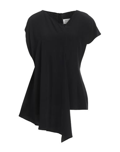 MAISON MARGIELA MAISON MARGIELA WOMAN TOP BLACK SIZE 10 SILK