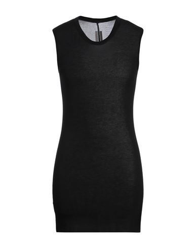 Rick Owens Man T-shirt Black Size S Viscose, Silk