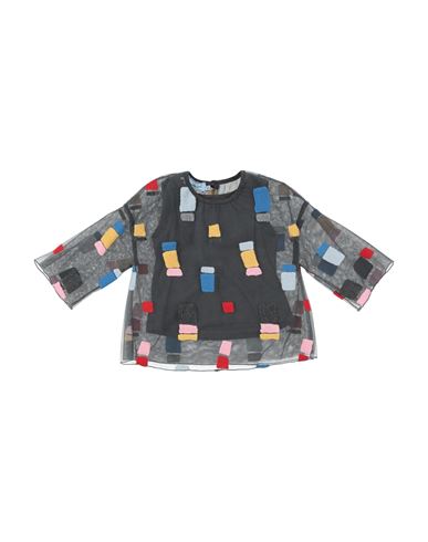MIMISOL MIMISOL TODDLER GIRL TOP LEAD SIZE 6 POLYAMIDE, POLYESTER, VISCOSE, ELASTANE 