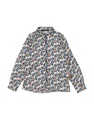 DANIELE ALESSANDRINI DANIELE ALESSANDRINI TODDLER BOY SHIRT LIGHT GREY SIZE 5 POLYESTER 