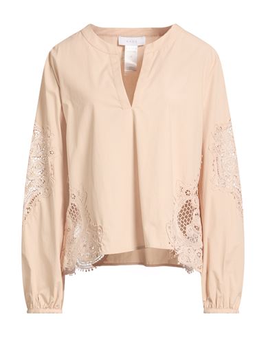 Kaos Woman Top Beige Size 12 Cotton In Pink