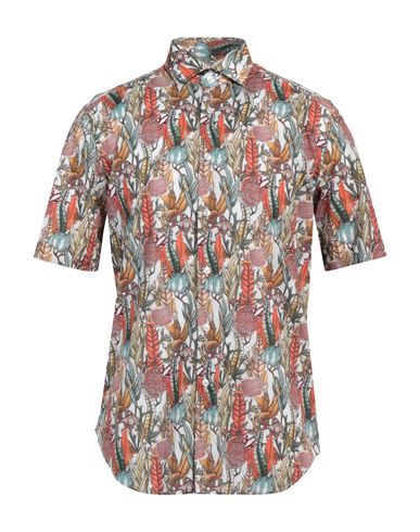 Xacus Man Shirt White Size 17 Cotton In White