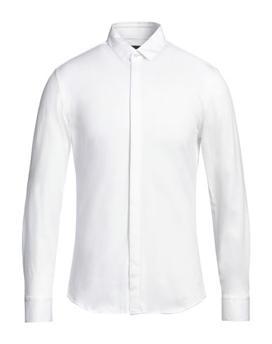 Emporio Armani Man Shirt White Size L Cotton In White