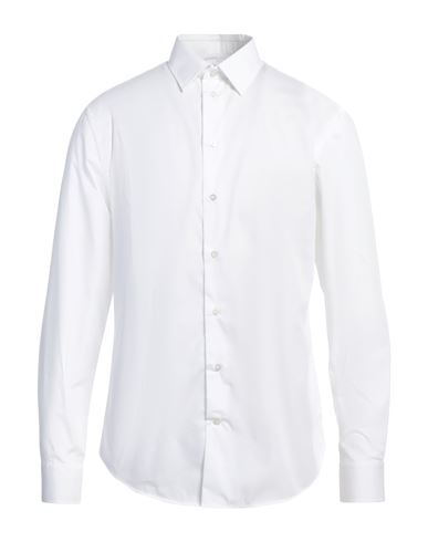 Emporio Armani Man Shirt White Size L Cotton In White