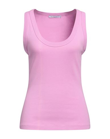 Shop Michael Stars Woman Tank Top Pink Size Onesize Cotton