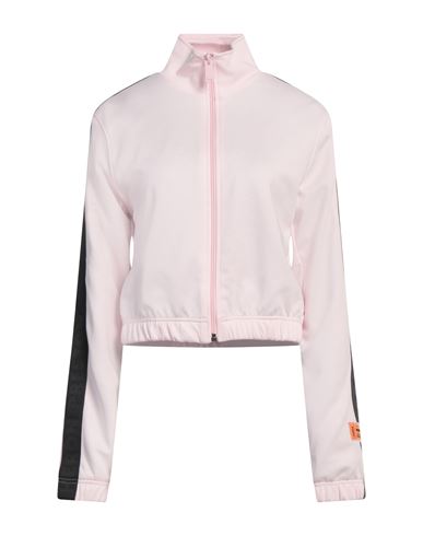 Heron Preston Two-tone Zipped Sweatshirt In Pink