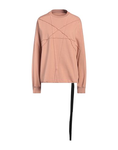 Rick Owens Drkshdw Drkshdw By Rick Owens Woman Sweatshirt Antique Rose Size Onesize Cotton